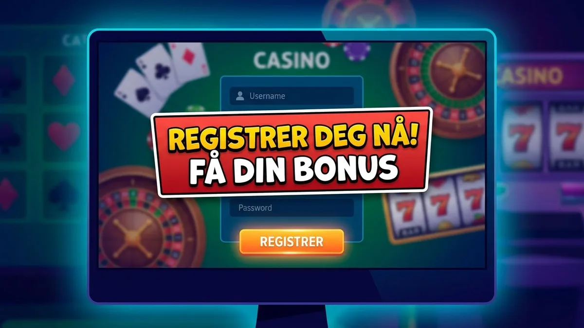 Registrer deg med bonus